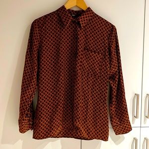 Maje Rablic Print Long Sleeve Blouse Never Worn - image 1